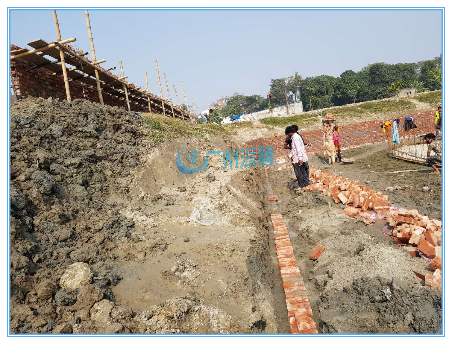 印度孟加拉施工現場